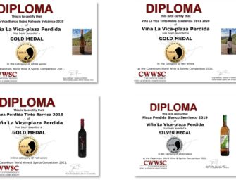 Viña La Vica y Plaza Perdida resultan premiados en el certamen Catavinum World Wine & Spirits Competition 2021